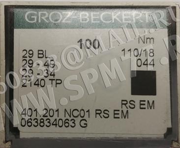 29 BL Иглы № 110/18 GROZ-BECKERT LW X 6T  RS EM / 29-49 / 29-34 / 2140TP